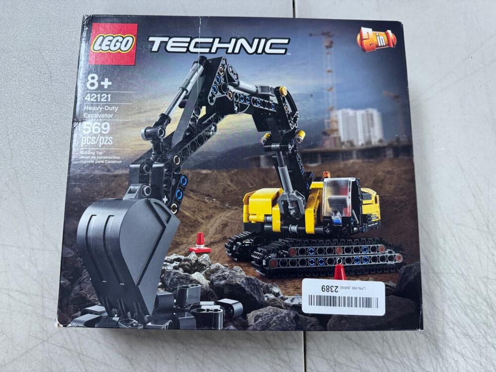 LEGO Technic 42121 Heavy-Duty Excavator 2-in-1 Building Toy Set 569 Pieces